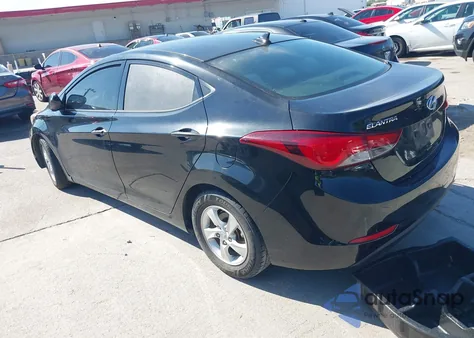 2015 Hyundai Elantra Se z USA, uszkodzony, nr VIN 5NPDH4AE4FH608241
